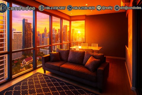 Condo à Watthana, Bangkok, Thaïlande, 2 chambres  № 200533