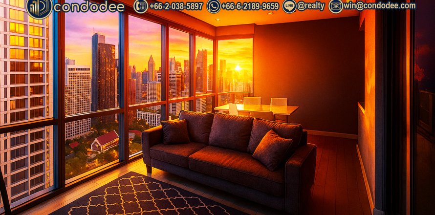 Condo à Watthana, Bangkok, Thaïlande, 2 chambres № 200533