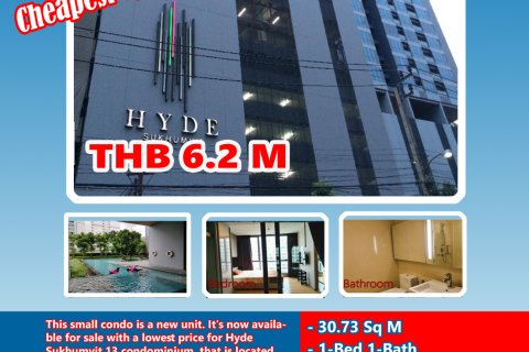 Condo à Watthana, Bangkok, Thaïlande, 1 chambre № 200535 - photo 8