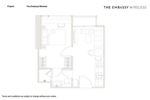 Studio dans le Condo à Pathum Wan, Bangkok, Thaïlande № 171822 - photo 4