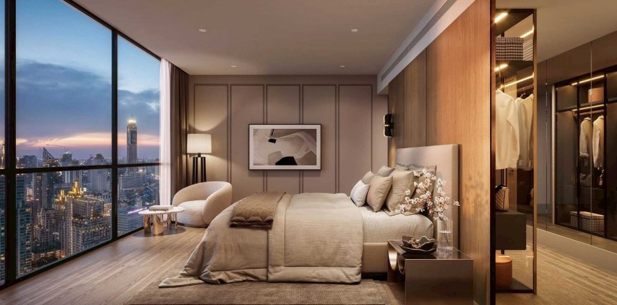 Studio dans le Condo à Pathum Wan, Bangkok, Thaïlande № 171822