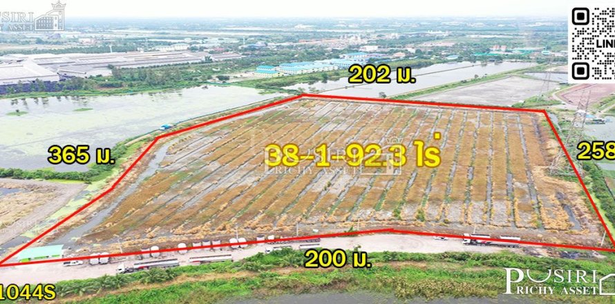 Земельный участок в Самут Сакхоне, Таиланд 60800м2 № 171816