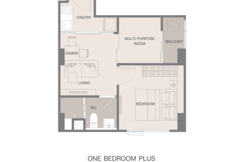 Eigentumswohnung in Bangkok, Thailand, 1 Schlafzimmer № 222351 - Foto 23