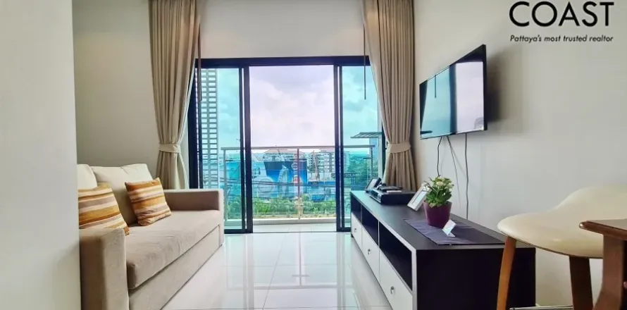 Estudio en el condominio en Pattaya, Tailandia № 212957