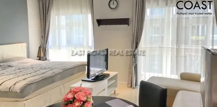 Estudio en el condominio en Jomtien Beach, Pattaya, Tailandia № 212956