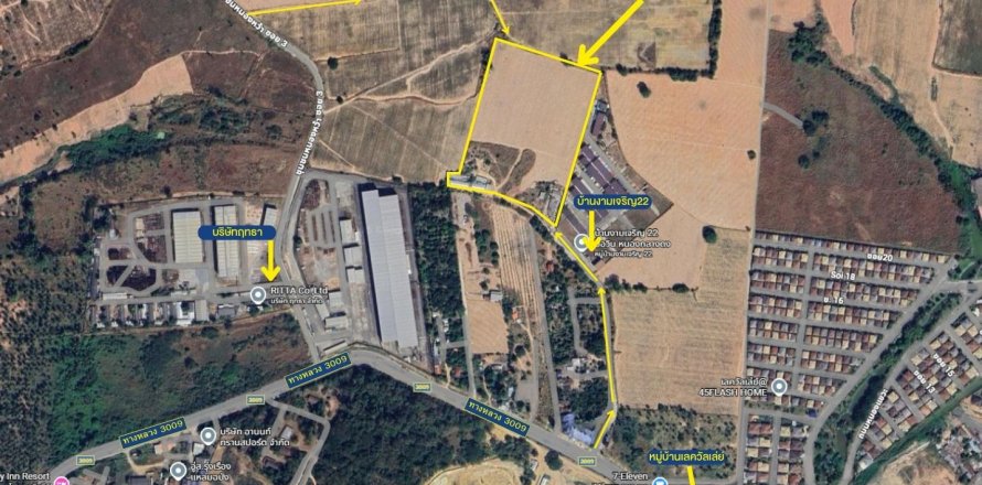 Земельный участок в Паттайе, Таиланд 41600м2  № 158042