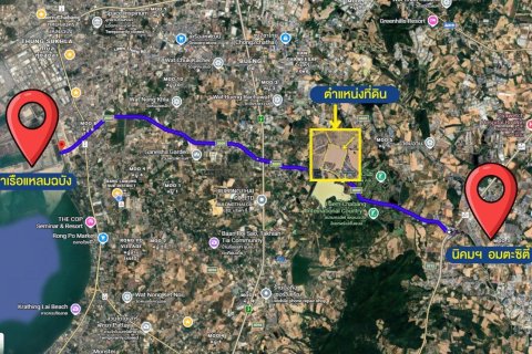 Земельный участок в Паттайе, Таиланд 41600м2  № 158042 - фото 2