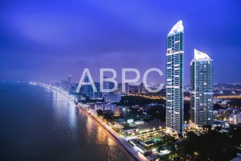 Condo sur Jomtien Beach, Pattaya, Thaïlande, 2 chambres  № 211130