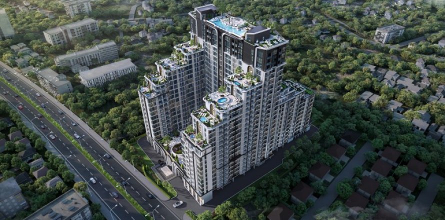 Кондоминиум с 1 спальней в Паттайе, Таиланд № 163951