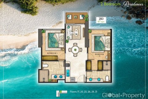Condo in Pattaya, Thailand, 2 bedrooms  № 163954 - photo 28