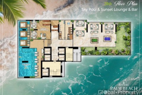 Condo in Pattaya, Thailand, 2 bedrooms  № 163954 - photo 23
