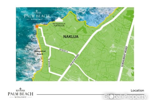 Кондоминиум с 2 спальнями в Паттайе, Таиланд № 163954 - фото 4