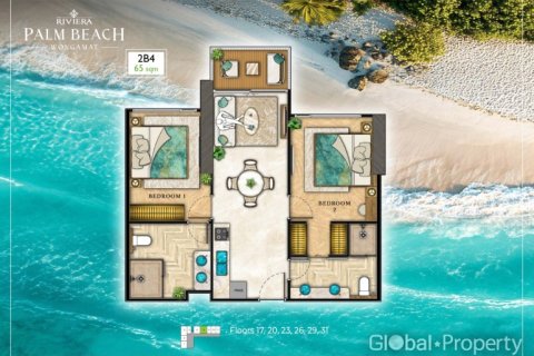 Condo in Pattaya, Thailand, 2 bedrooms  № 163954 - photo 29