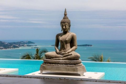 Villa sur Chaweng Beach, Ko Samui, Thaïlande 4 chambres № 193509