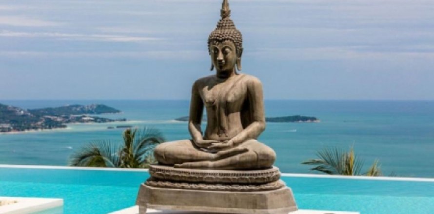 Villa sur Chaweng Beach, Ko Samui, Thaïlande 4 chambres № 193509