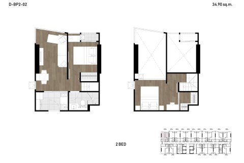 Condo à Bangkok, Thaïlande, 1 chambre  № 166156 - photo 13