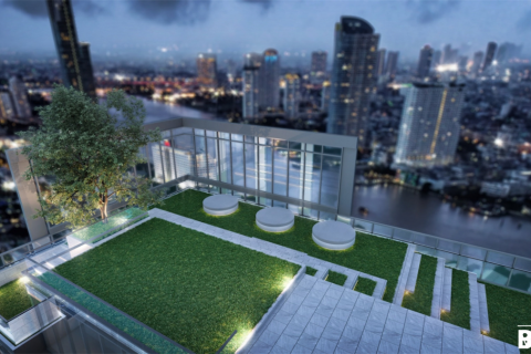 Condo à Bangkok, Thaïlande, 2 chambres  № 187402