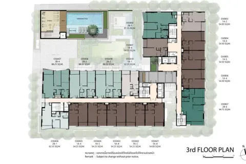 Eigentumswohnung in Watthana, Bangkok, Thailand, 3 Schlafzimmer  № 218961 - Foto 22
