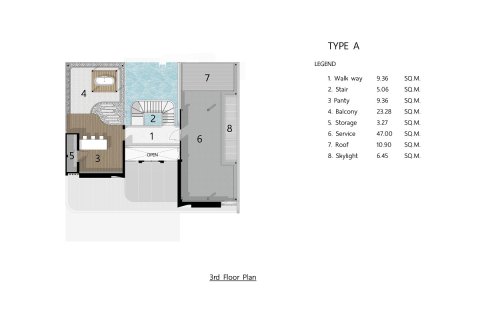 Вилла в Паттайе, Таиланд с 4 спальнями № 165506 - фото 29