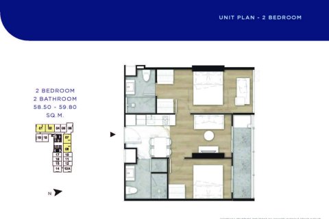 Condo à Pattaya, Thaïlande, 2 chambres  № 165504 - photo 17