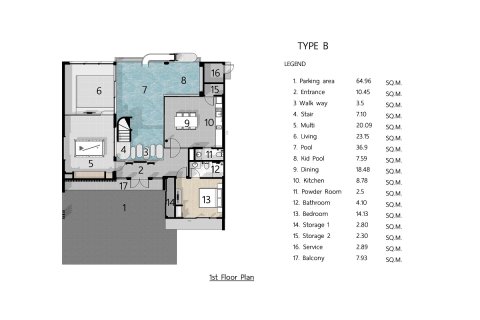 Villa in Pattaya, Thailand 4 bedrooms № 165505 - photo 25
