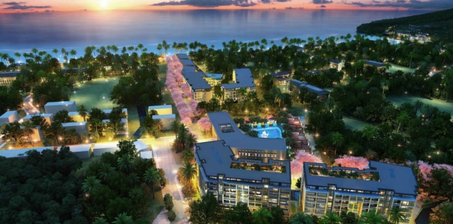 Eigentumswohnung auf Naithon Beach, Thailand, 1 Schlafzimmer  № 223438