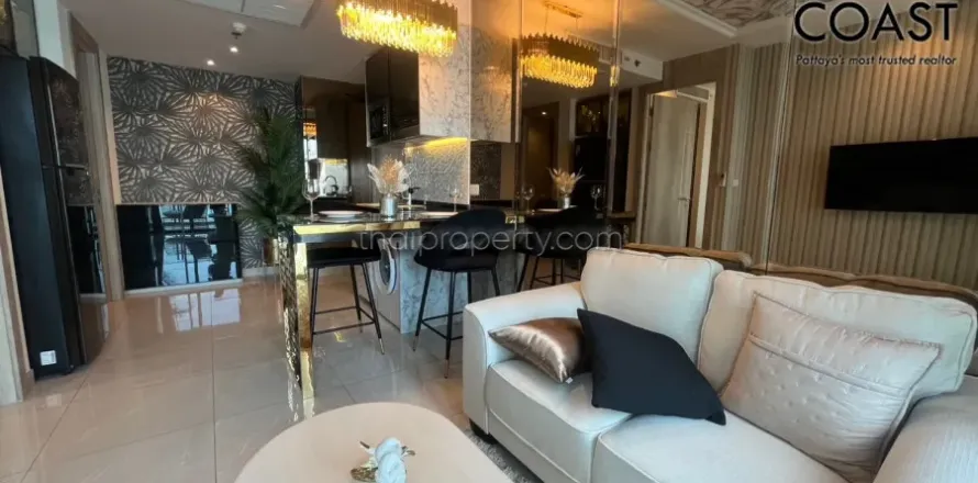 Condominio de 1 dormitorio en Jomtien Beach, Pattaya, Tailandia № 212440