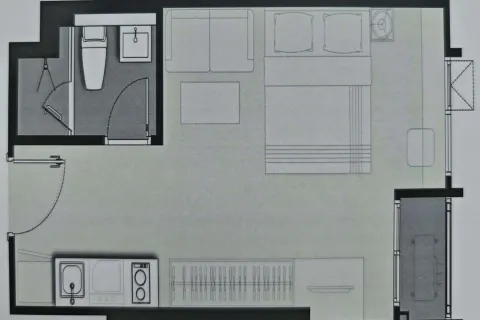 Studio in the Condo in Pathum Wan, Bangkok, Thailand  № 170867 - photo 9