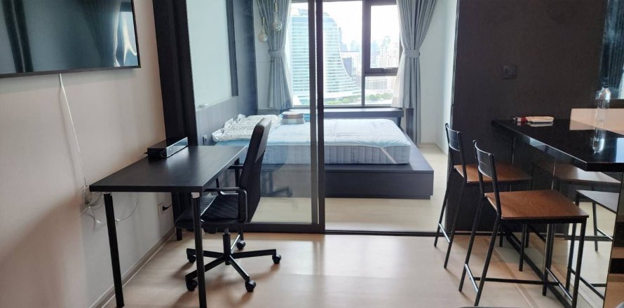 Студия в кондо в Патхум Ване, Бангкок, Таиланд № 138429