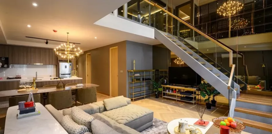 Кондоминиум с 2 спальнями в Ваттхане, Бангкок, Таиланд № 139904