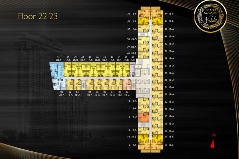 คอนโดมิเนียมในพัทยา, ประเทศไทย, 1 ห้องนอน № 203615 - รูปถ่าย 12