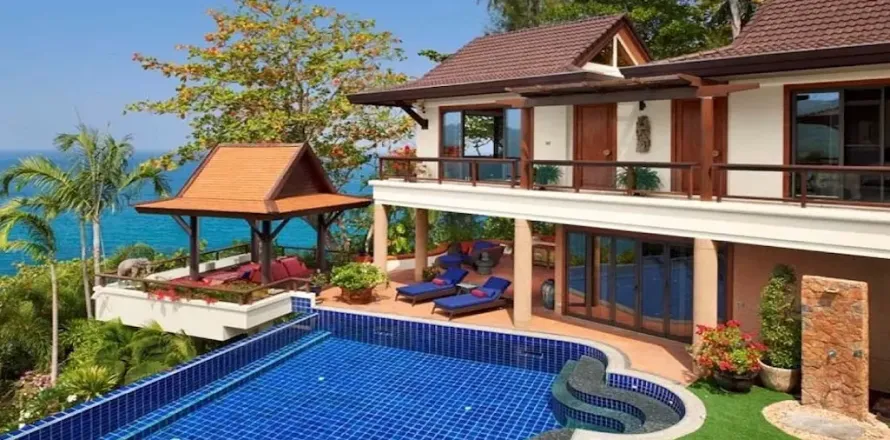 วิลล่าในหาดกะตะ, ประเทศไทย 4 ห้องนอน № 190592
