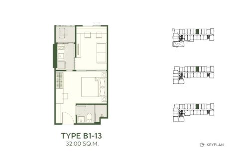 Condo in Bangkok, Thailand, 1 bedroom  № 170092 - photo 14