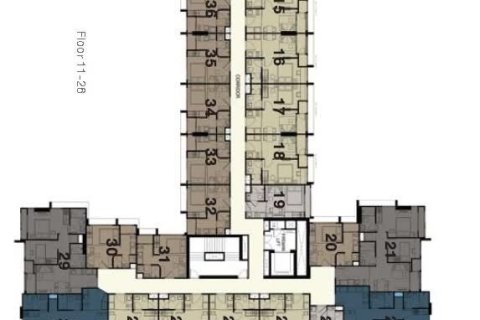 Condo à Huai Khwang, Bangkok, Thaïlande, 2 chambres  № 147306 - photo 13