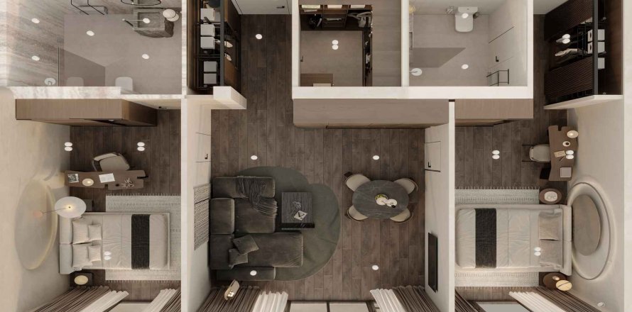 Квартира в The Sunny Moon, Пхукет, Таиланд с 3 комнатами № 158850