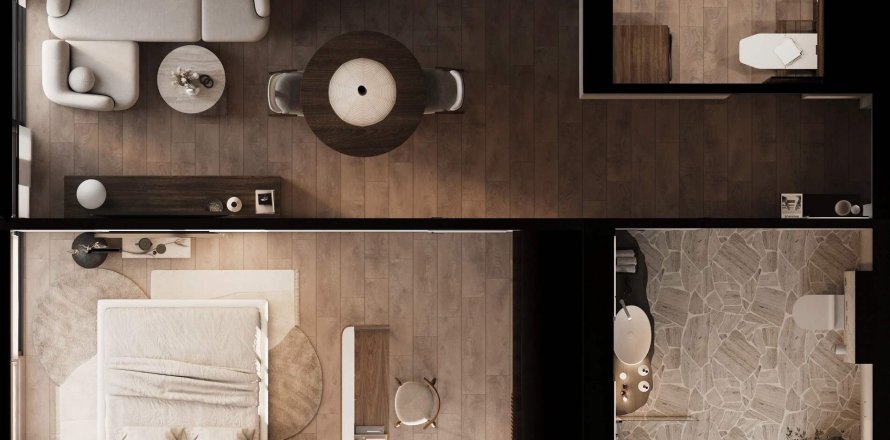 Квартира в The Sunny Moon, Пхукет, Таиланд с 2 комнатами № 158848