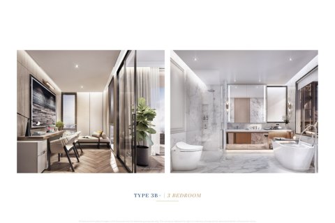 Eigentumswohnung in Bangkok, Thailand, 3 Schlafzimmer  № 222436 - Foto 5
