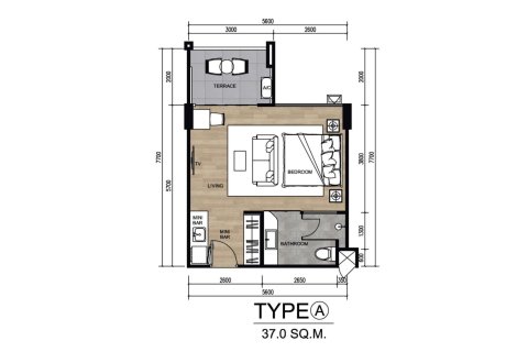 Студия в кондо в Пхукете, Таиланд № 153098 - фото 13