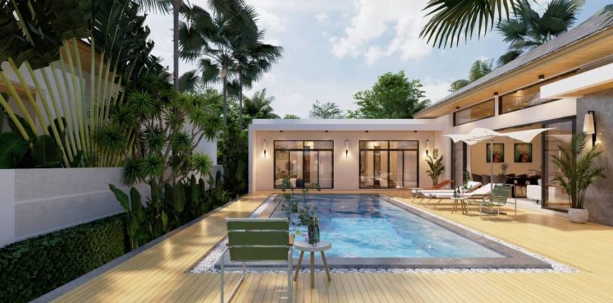 Вилла в Ланта Яи, Таиланд с 3 спальнями № 156829