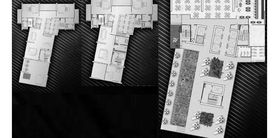 Планировка Пентхауса «PENTHOUSE» 5 спален в ЖК Resell Grand Solair