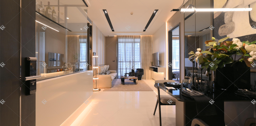 Condo à Bangkok, Thaïlande, 2 chambres  № 186151