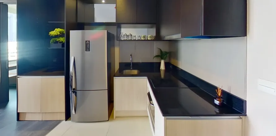 Студия в кондо в Ваттхане, Бангкок, Таиланд № 163404