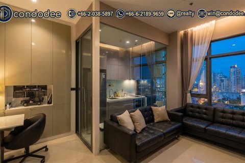 Condo à Khlong Toei, Bangkok, Thaïlande, 1 chambre  № 201307
