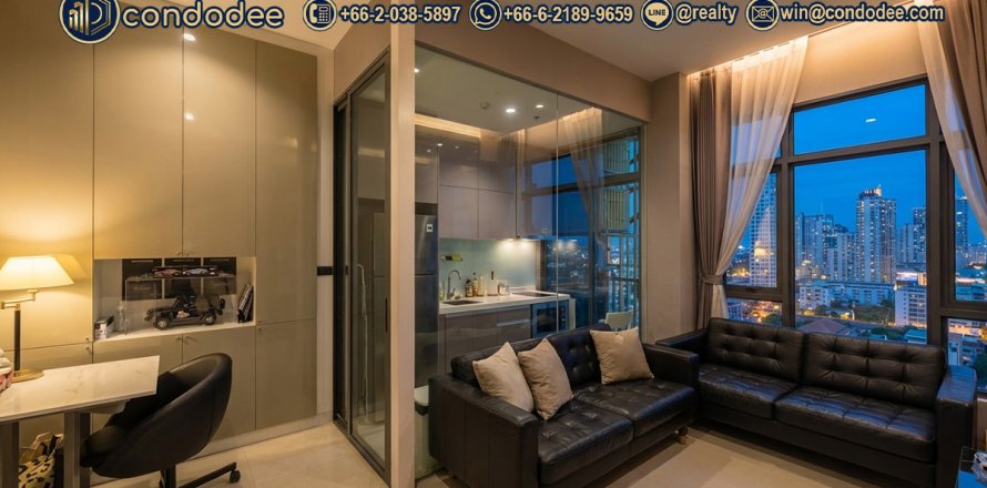 Condo à Khlong Toei, Bangkok, Thaïlande, 1 chambre № 201307