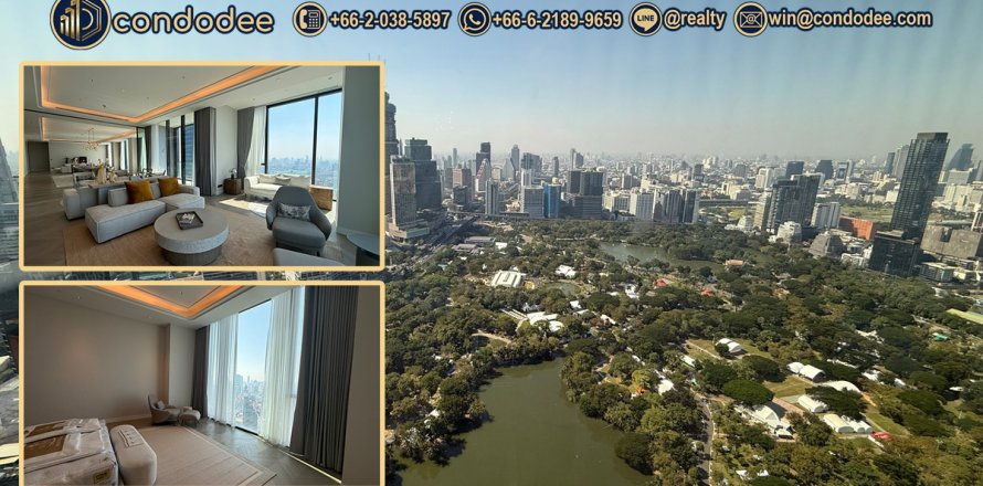 Condo à Pathum Wan, Bangkok, Thaïlande, 3 chambres  № 201304