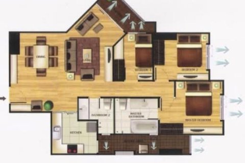 Condo in Huai Khwang, Bangkok, Thailand, 3 bedrooms № 164589 - photo 5