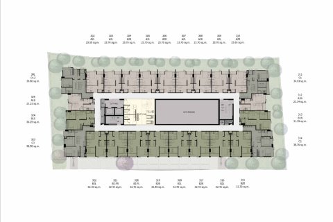 Кондоминиум с 2 спальнями в Бангкоке, Таиланд № 165637 - фото 19