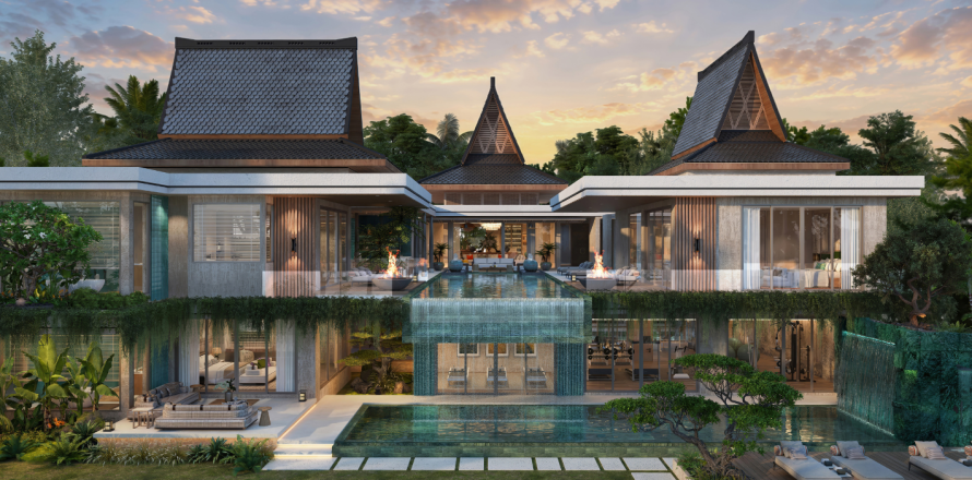 วิลล่าในพังงา, ประเทศไทย 6 ห้องนอน № 234134