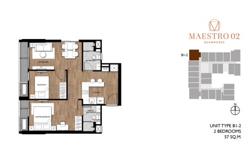 Condo in Bangkok, Thailand, 3 bedrooms  № 183089 - photo 12