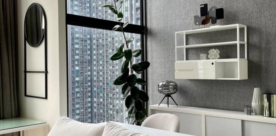 Лофт в Бангкоке, Таиланд с 1 спальней  № 116860